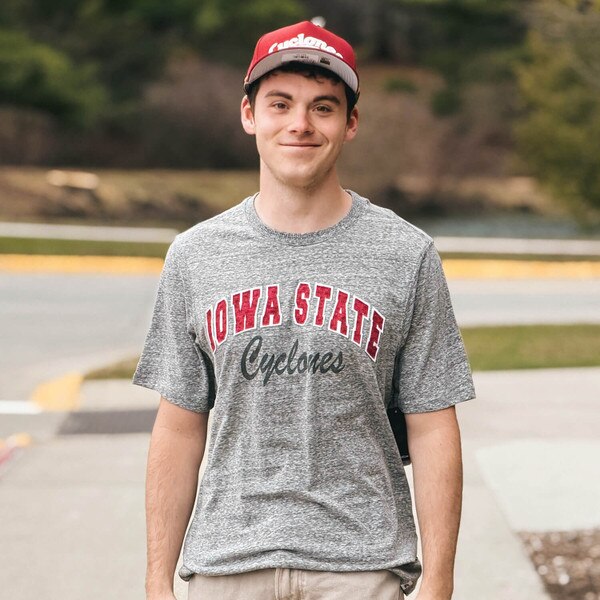 Colosseum I-State Heather Gray Voice Short Sleeve T-Shirt